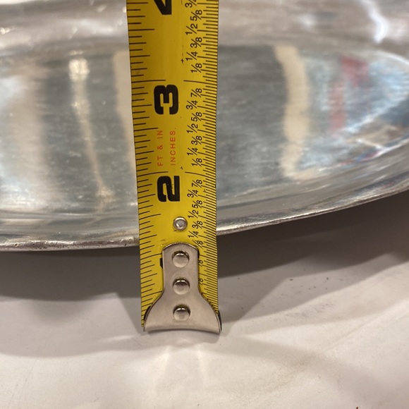 VINTAGE PEW-TA-REX 18” by 12” serving platter oval mid century - Picture 8 of 14